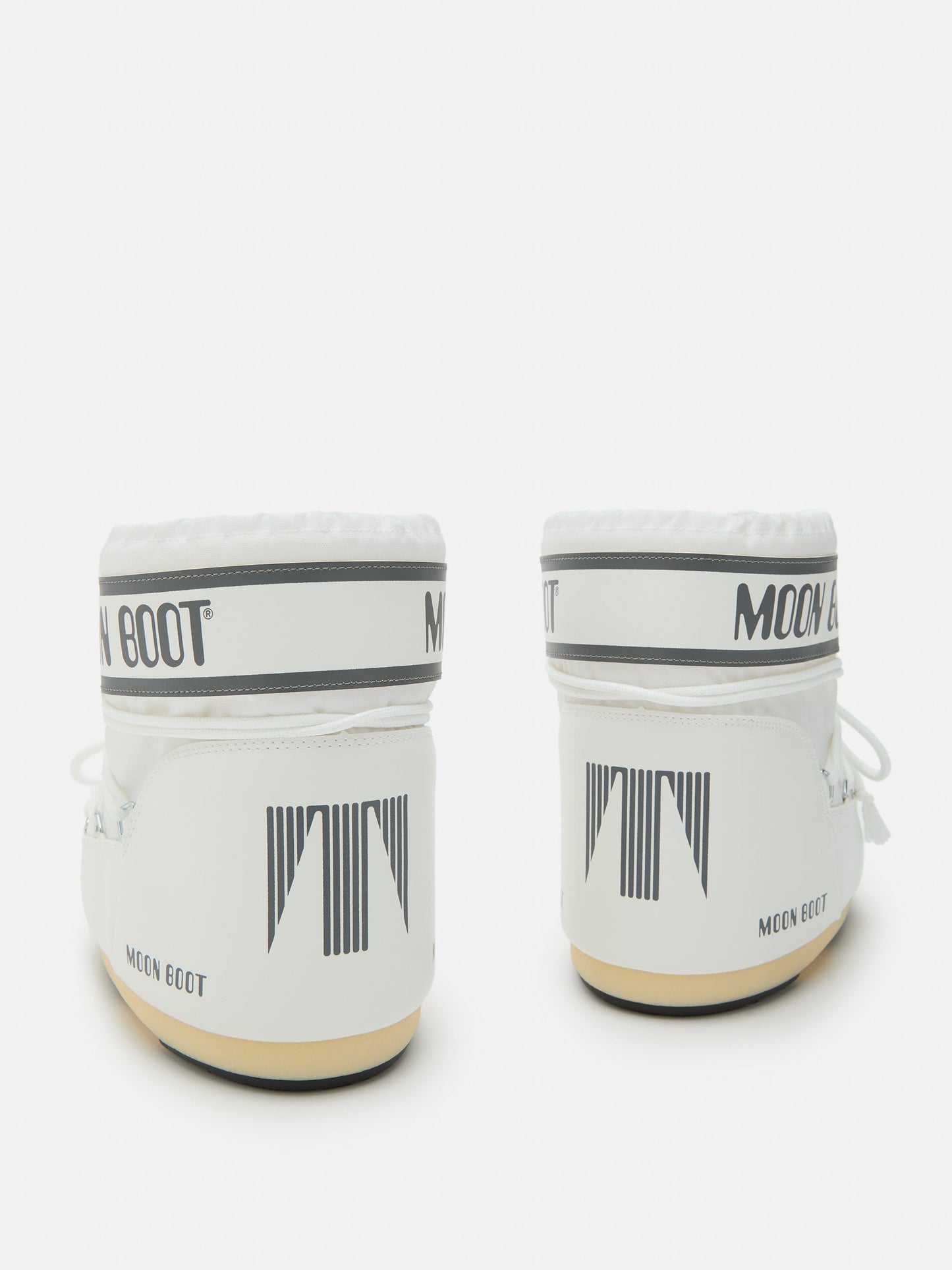 ICON LOW WHITE NYLON BOOTS