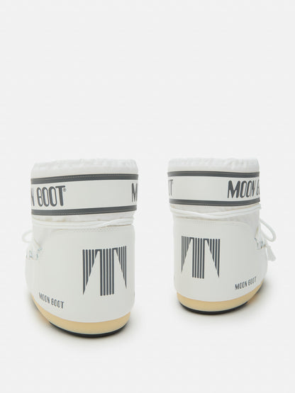 ICON LOW WHITE NYLON BOOTS