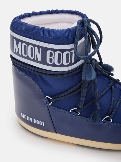 ICON LOW BLUE NYLON BOOTS
