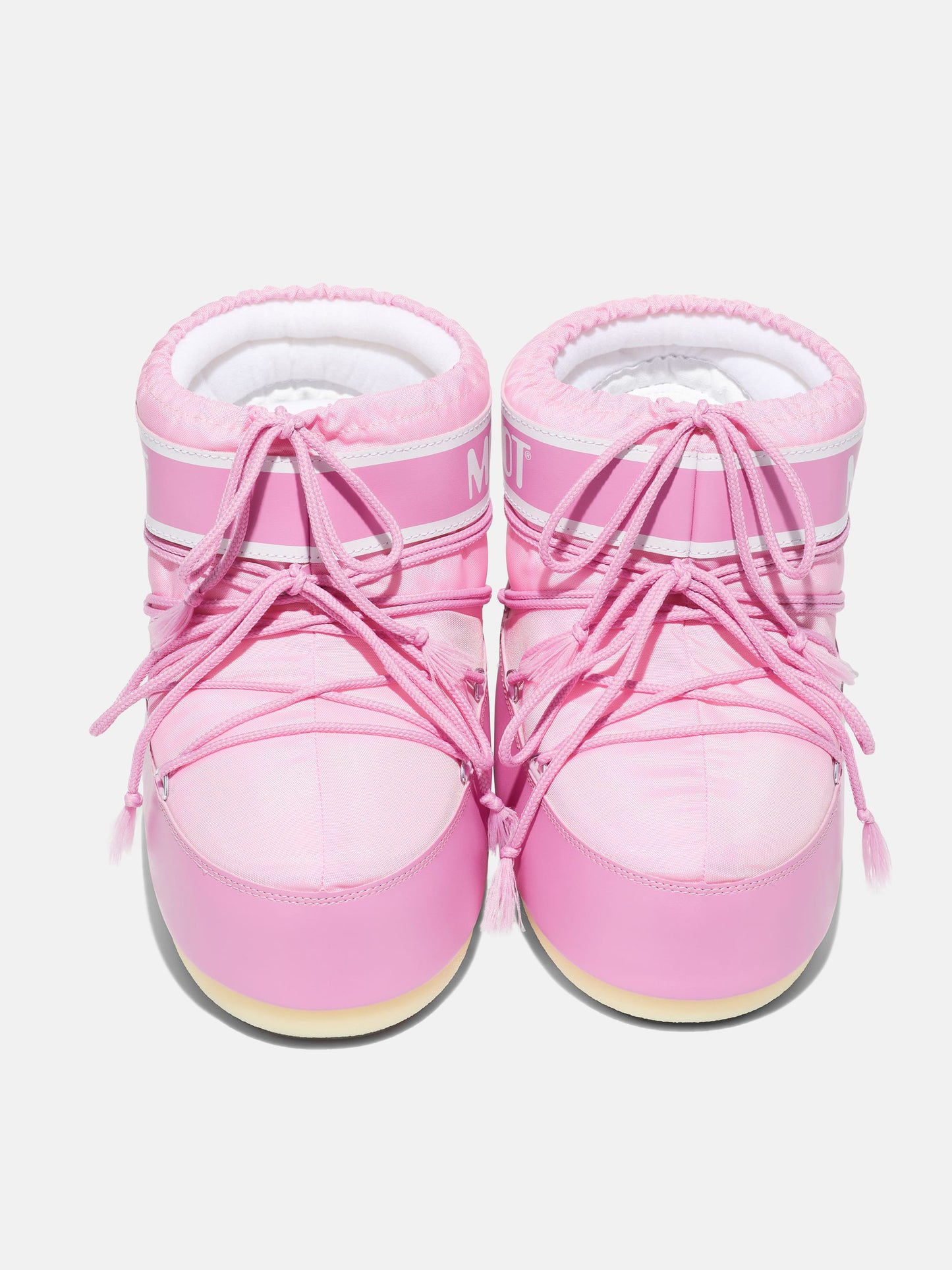 ICON LOW PINK NYLON BOOTS
