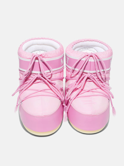 ICON LOW PINK NYLON BOOTS